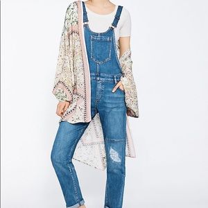 Anthropologie Faye denim overall jumpsuit